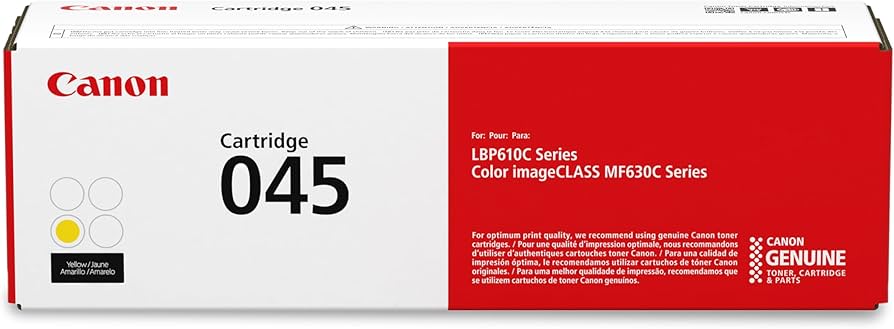 Canon 045 Yellow Toner Cartridge for Canon MF630 Series