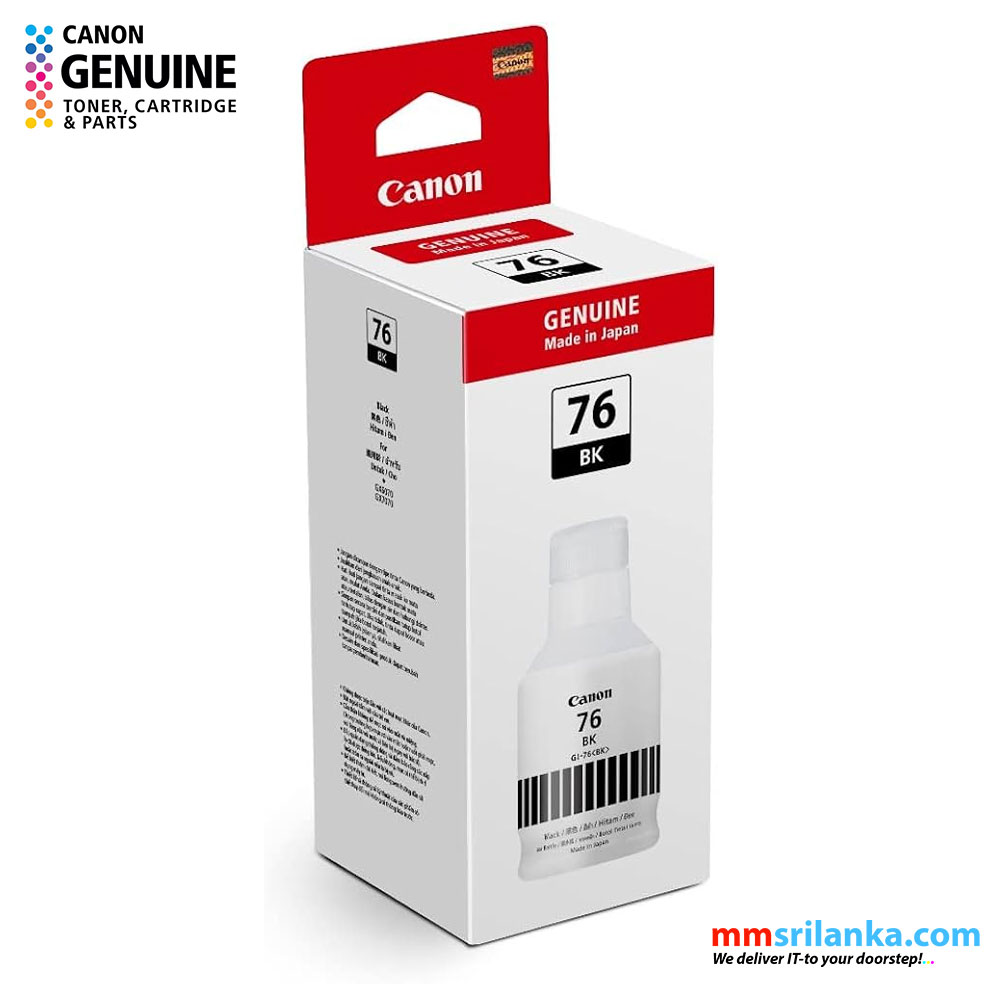 Canon GI 76 Genuine Black Ink 