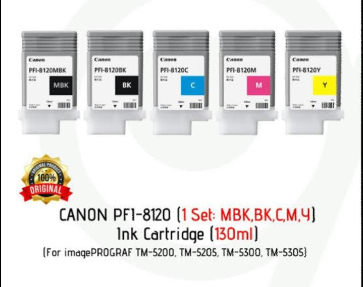 Ink Cartridge PFI 8120 for TM-5250/5350 and 5200/5300/5205/5305